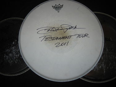 Testament Tour DrumHead